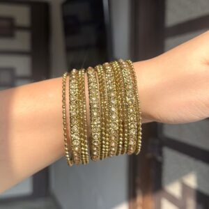 JBT Moondust Antique Gold Bangled