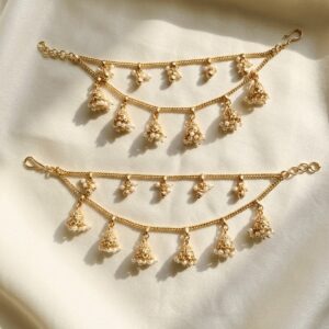 JBT Jhumka Pearl Earchain
